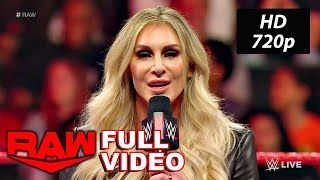 Charlotte Flair \& Rhea Ripley Segment WWE Raw March 9, 2020 Full Video HD