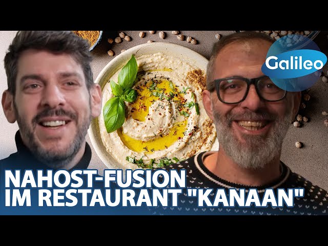 "Make Hummus not War": Kichererbse statt Krieg - Nahost-Fusion im Restaurant "Kanaan"