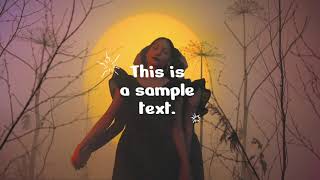 Free Animated Text Lyric Video Template (Customizable) - FlexClip