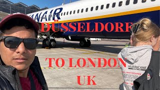 Düsseldorf to London UK Travelling time in flight than train  | going to  Explore London