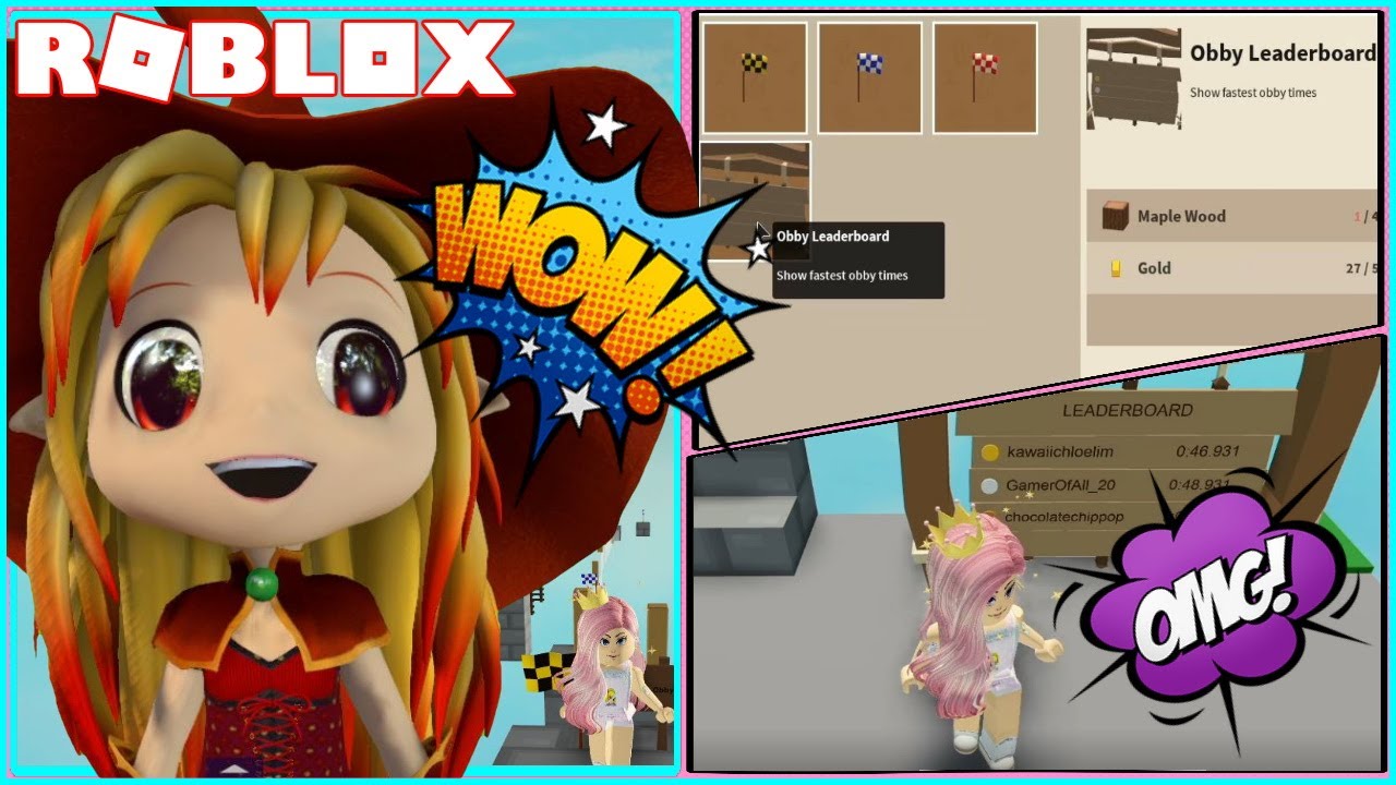 Chloe Tuber Roblox Islands Making An Obby With Real Checkpoints And Leaderboard - roblox create an obby