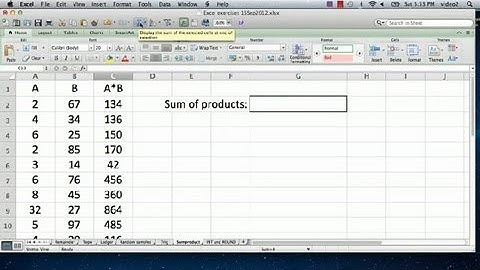 How to Calculate a Sum Squared in Excel : Excel Calculations