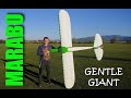 GIANT Marabu plane 2700mm balsa KIT version 5S power Flight review