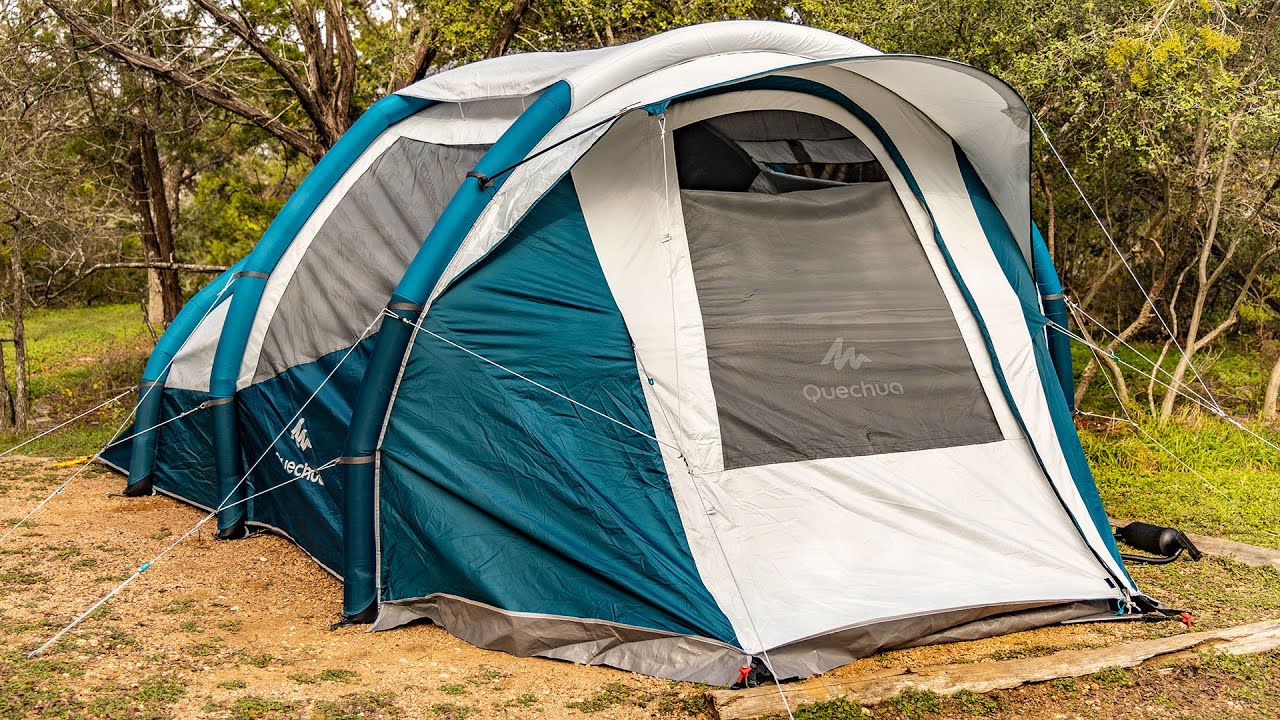 verbergen Tegenwerken puberteit Meet the Decathlon Quechua Fresh and Black Air Seconds Inflatable Tent
