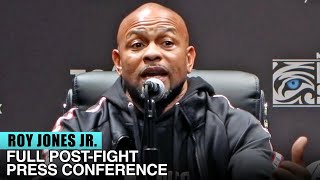 ROY JONES JR 'S FULL POST-FIGHT PRESS CONFERENCE VS MIKE TYSON (FULL VIDEO)