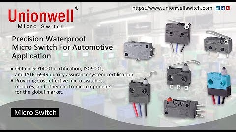 Unionwell Micro Switch: How to build up G5 basic micro switches by yourself