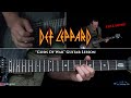 Def Leppard - Gods Of War Guitar Lesson (FULL SONG)