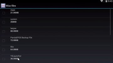 How to delete Panda EPOS Android POS App backup to free up space on terminal