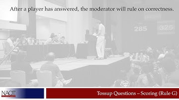 NAQT Rules Basics 2018