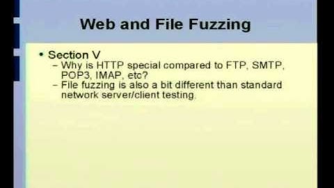 DEFCON 14: The Evolving Art of Fuzzing