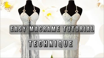 DIY Easy BEACH DRESS tutorial / TECHNIQUE #7