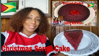 Christmas Sorrel Fruit Cake/Sorrel Fruit Cake /Fruit Cake/Sorrel Cake/Cake/Guyanese Youtuber