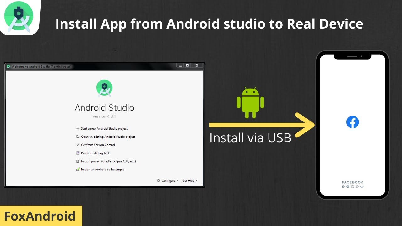 Tutustu 91+ imagen android studio upload app to phone