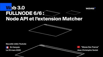 Waves Full Node - Extension API et DEX