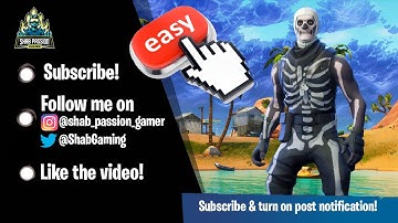 How to Make Custom Animated Fortnite Loading Screens Intro (FREE TEMPLATE!)