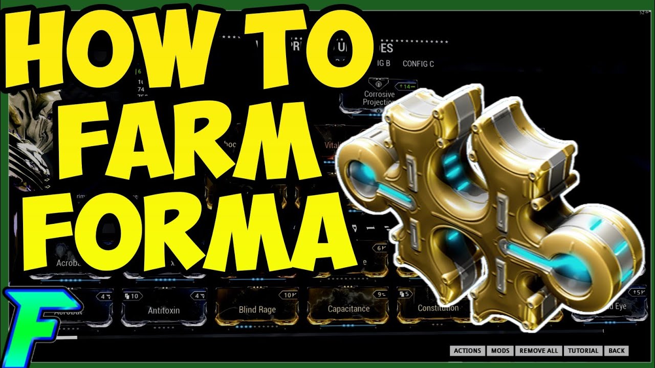 How To Begin To Farm Forma In Warframe Warframe Tutorial Youtube