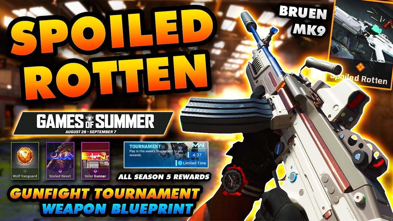 Bruen Mk9 "Spoiled Rotten" Blueprint | Gunfight Tournament Reward - Season 5 (Games of Summer)