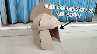 How to Make a Roman War Helmet from Cardboard | Cardboard War Helmet