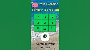 Solve this problem | Brain Exercise Shorts 🧠 |#quiz #puzzle #shorts #riddles
