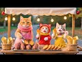 Mama Cat Trims Fur on the Farm and Makes Tiger Hat For Kittens At Home🐾🎩🐯