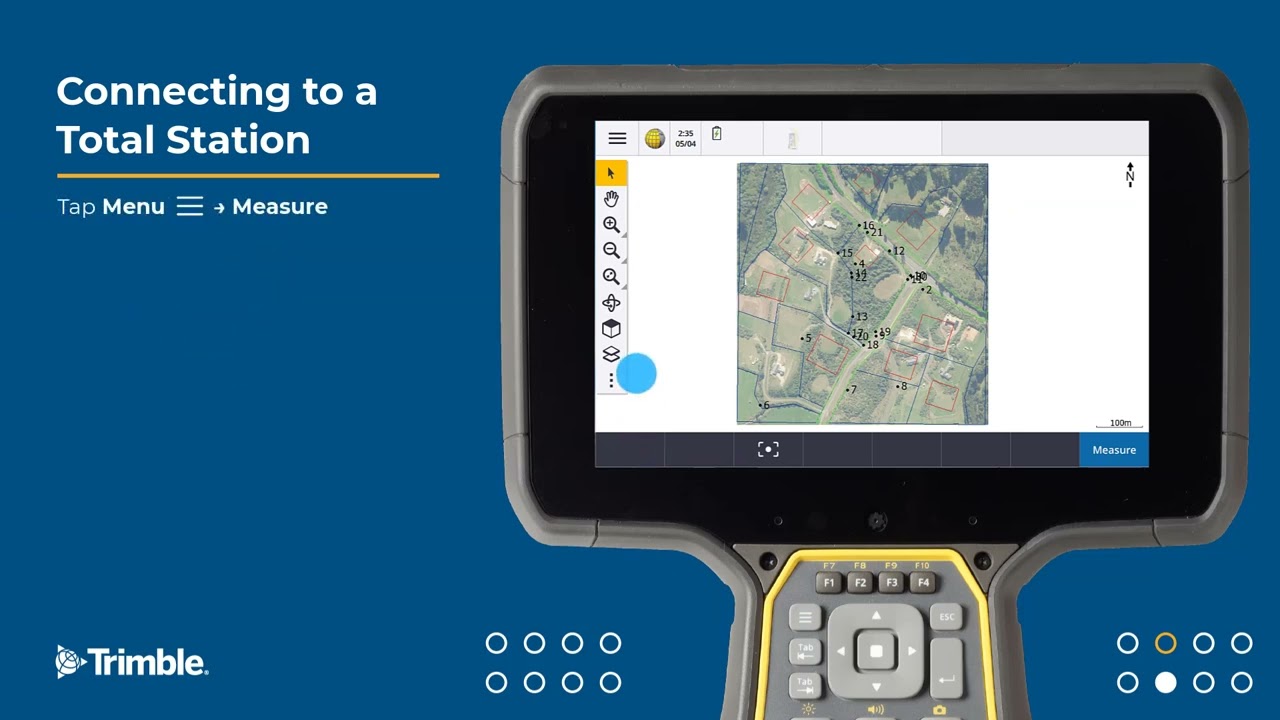 How to start recording PPK survey data with a Trimble TSC2 controller