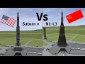 KSP: Saturn v VS Failed Soviet Moon Rocket (N1-L3) Which Is Better?