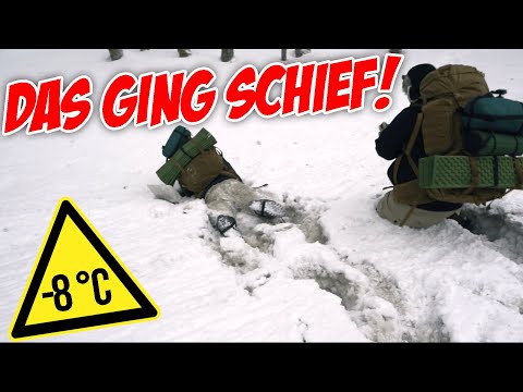 ABBRUCH DER OVERNIGHT 🥶 KOMPLETT UNTERKÜHLT & NASS bei 86 CM SCHNEE!