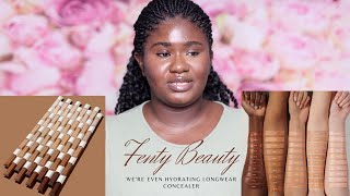 New! Fenty Beauty We&#39;re Even Hydrating Longwear Concealer Review/Wear Test