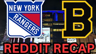 Reddit Recap of the New York rangers win over the Boston bruins #nhl #newyorkrangers #bostonbruins