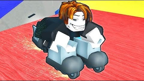 Playing getting over it but with roller skates