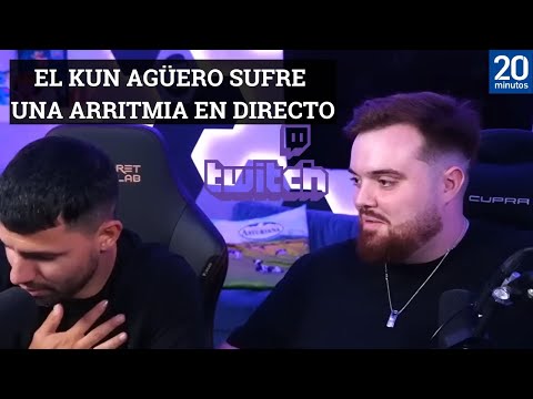 El #KUN #Agüero sufre una arritmia en el #TWITCH de #IBAI