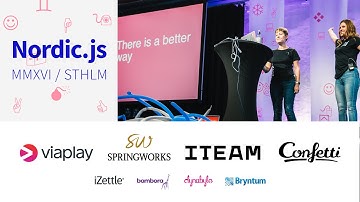 Nordic.js 2016 • Johanna Månsson Grahn & Maria Sölscher - There is a better way • Lightning talk
