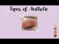 10 types of aesthetic find your aesthetic 