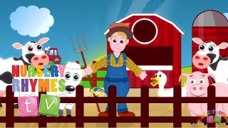 OLD MacDONALD HAD A FARM | Nursery Rhymes TV. Toddler Kindergarten Preschool Baby Songs.