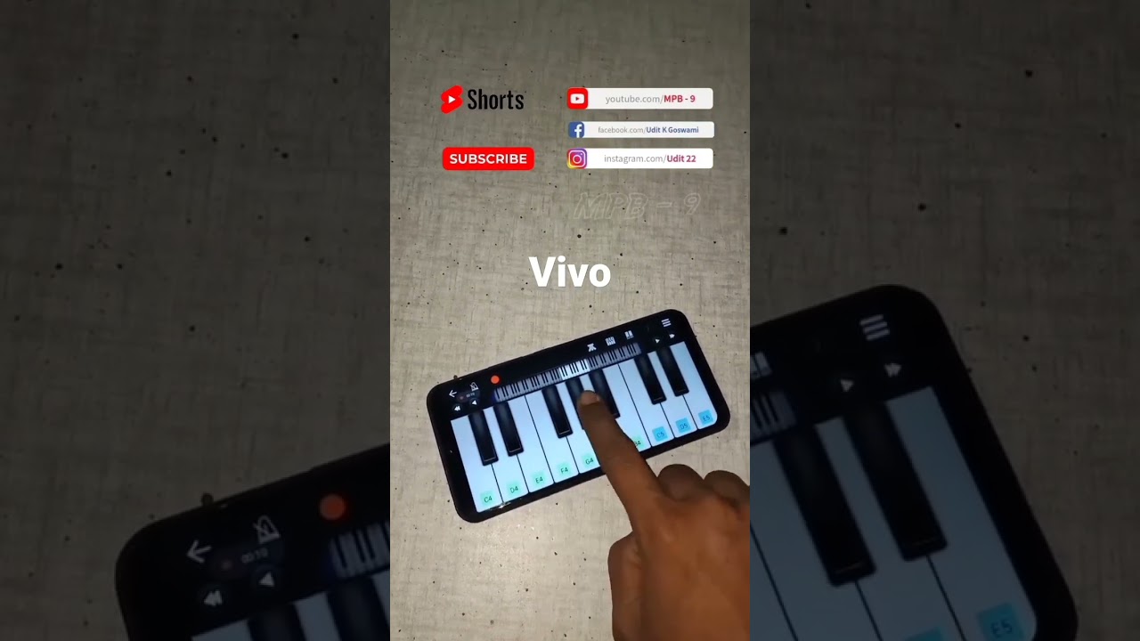 ViVo Mobile Piano Tutorial BGM | 