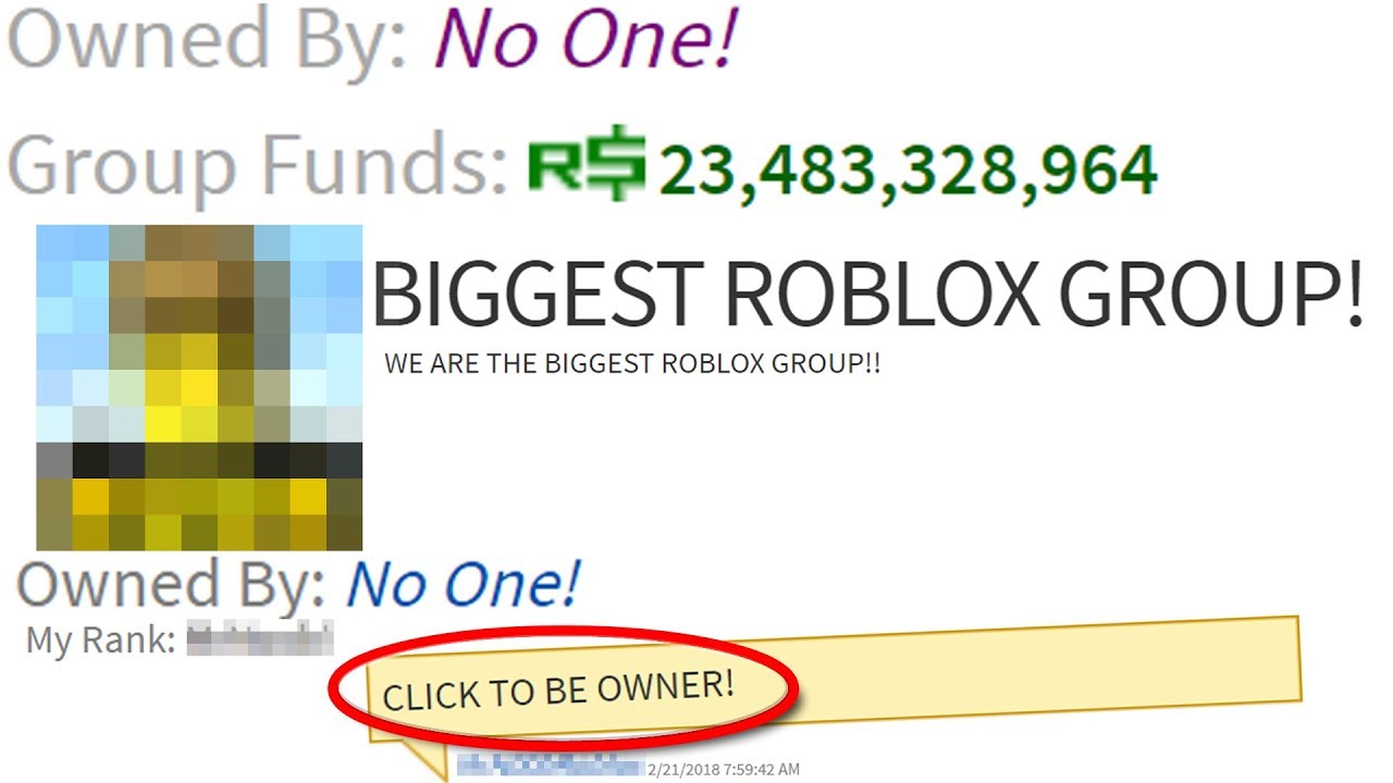 I FOUND THE BIGGEST ROBLOX GROUP! - YouTube