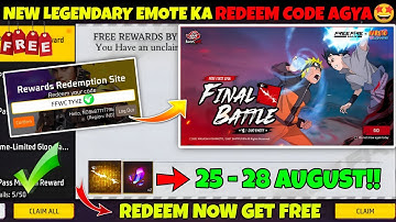 FREE FIRE REDEEM CODE TODAY 28 AUGUST | FF REWARDS REDEEM CODE | FF REDEEM CODE TODAY 28 AUGUST