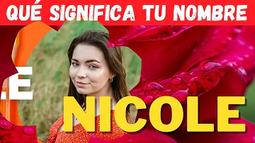 ¿Cuál es la versión masculina de Nicole?