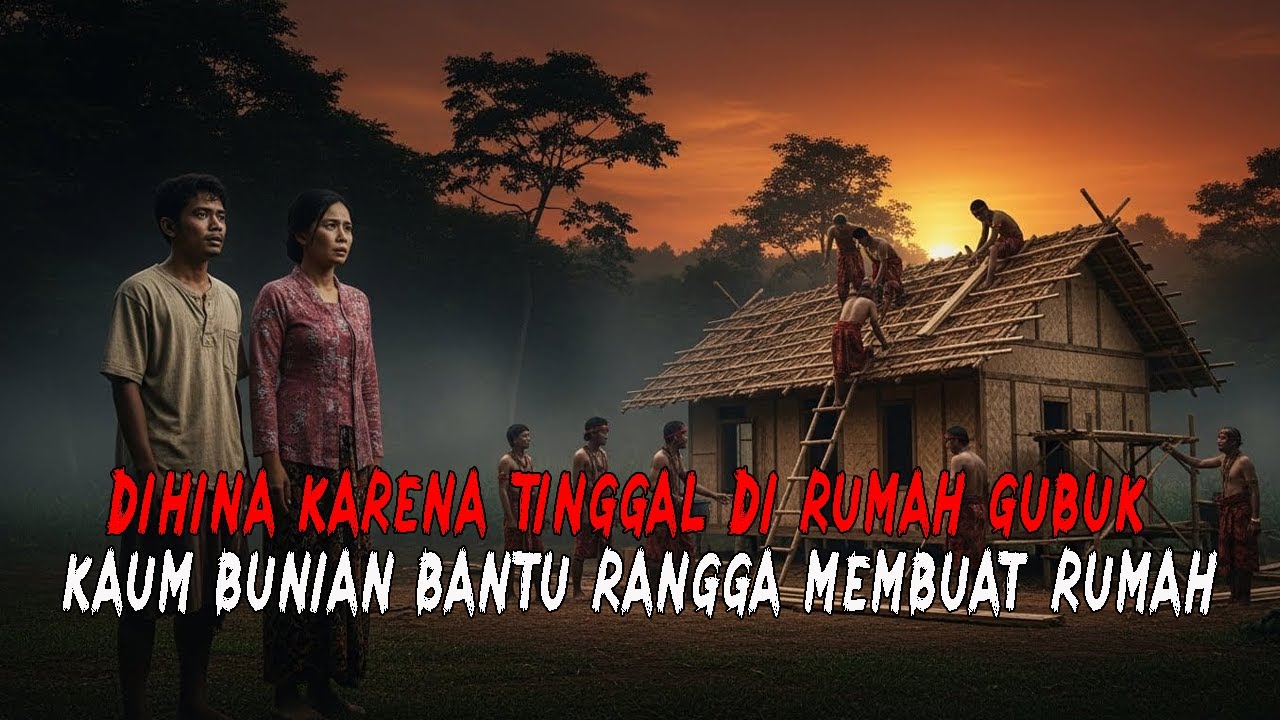 DI HINA KARENA TINGGAL DI GUBUK KAUM BUNIAN BANTU MEMBUAT RUMAH UNTUK RANGGA