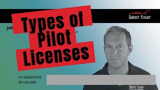 Types Of Pilot Licenses