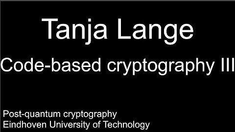 Code-based cryptography III - Goppa codes: definition and usage