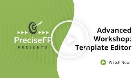 Form Template Editor and The Advanced Capabilities