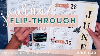 Creative Journal Flip Through // Daily Journal in a Traveler's Notebook | #MyAbidingJournal2021