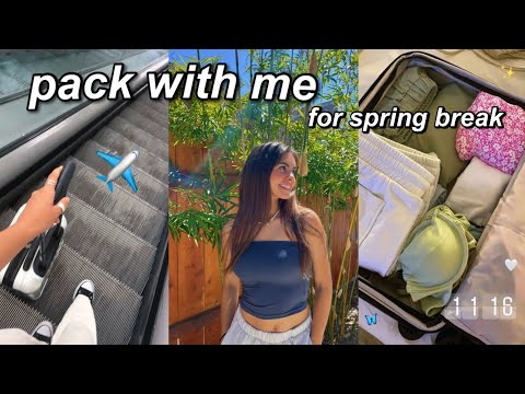 PREP & PACK WITH ME FOR SPRING BREAK (FRANCE)