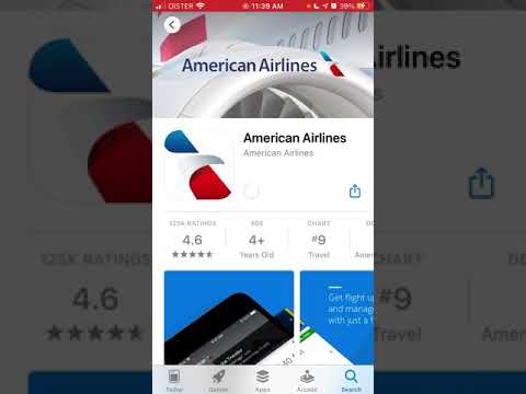 How to install American Airlines app on iPhone?