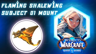 How to Obtain the Flaming Shalewing Subject 01 Mount with the Researchers Under Fire Event
