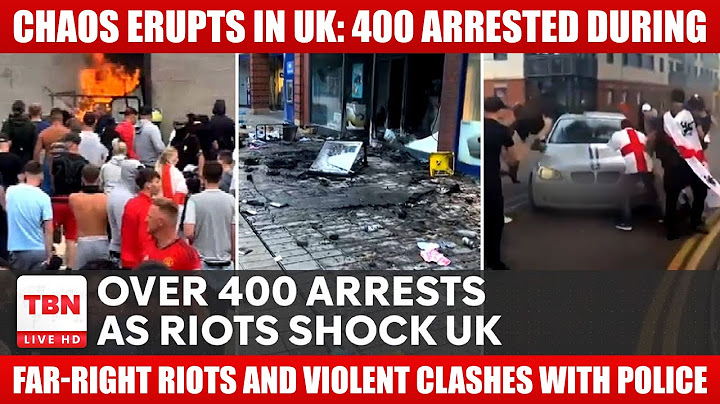 Chaos Erupts in UK: 400 Arrested During Far-Right Riots and Violent Clashes with Police