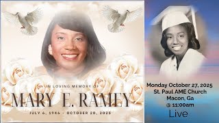Services For MARY E. RAMEY
