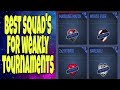 Best squad's for weakly tournaments / PACYBITS 20