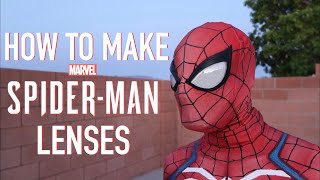 HOW TO MAKE REPLICA SPIDER-MAN PS5 LENSES!